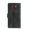 For Nokia 7 Plus Skin Feel Crocodile Texture Magnetic Clasp PU Leather Phone Case(Black)