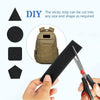 2.5cm Nylon Garment Textile Accessories With Double Sided Adhesive Hook and Loop Fastener, Length: 5m(Black)