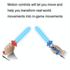 DOBE TNS-2109 Left and Right Handle Somatosensory Luminous Sword for Nintendo Switch(Red)