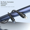 Yesido CA82 2.4A USB-C / Type-C to 8 Pin Charging Cable, Length: 30cm