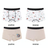180 Yards 2pcs Boys Cartoon Cotton Boxer Antibacterial Boxer(ND410)