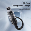 Baseus Gem Transparent 2.4A USB to 8 Pin Fast Charging Data Cable, Length:1m(Black)