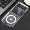 For Samsung Galaxy Z Flip3 5G 6D Glossy Electroplated PC MagSafe Phone Case(Galaxy Silver)