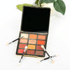 Dual-Head Sponge Portable Eyeshadow Stick Eye Makeup Tool, Specification: 50pcs/Box(Aluminum Stick)