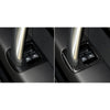 Car Carbon Fiber Glass Lifter Panel Decorative Sticker for Audi TT 8n 8J MK123 TTRS 2008-2014, Right Drive