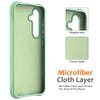 For Samsung Galaxy S25+ 5G Wave Texture MagSafe Magnetic Liquid Silicone Phone Case(Green)