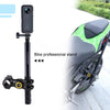 Motorcycle Bicycle Handlebar Fixture Mount Camera Bracket Adapter (Black)