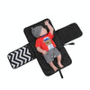 Portable Baby Changing Mat Multifunctional Baby Changing Table Waterproof Bag(Gray)