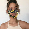 Anti-Fog Lip Language Face Shield For The Deaf And Mute Solid Color Printing Face Shield(Printing D)