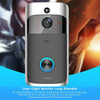 Smart WiFi Video Doorbell with Chime, 720P HD, Wireless, Rechargeable, US Plug (Black)
