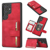 For Samsung Galaxy S25 Ultra 5G Skin Feel Dream RFID Anti-theft PU Card Bag Phone Case(Red)