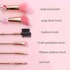 Christmas Makeup Brush Gift Elk Beginner Set Beauty Tool Set, Specification:Five Red-single Side