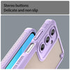For Samsung Galaxy A56 5G Armor Glaze PC Hybrid TPU Phone Case(Purple)