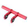Cycling Handlebar Bike Flashlight Holder Handle Bar Bicycle Accessories Extender Mount Bracket(Red)