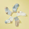 5 Pairs / Pack Spring And Summer Children Socks Combed Cotton Tube Socks L(Sun Cloud)