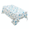 PEVA Oil&Water Resistant Coffee Table Tablecloth, Size: 137x183cm(Blue Windmill)
