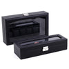Woven Pattern PU Leather Watch Box Jewelry Storage Display Box, Colour: 12 Bits