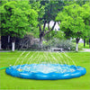 Round Water Pad Children Water Fun Toy Outdoor Lawn Mat, Diameter: 170cm(Dolphins)