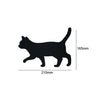 LED Light Control Sound Control Night Light Silhouette Light Shadow Light Cat Wall Light Black battery(Walking cat)