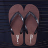 Men Slippers Student Flat Casual Non-Slip Flip Flops, Size: L 44-45(Sunshine-Brown)