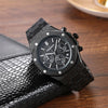 CAGARNY 6835 Men Simple Quartz Steel Band Watch(Black)