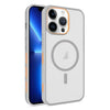 For iPhone 13 Pro Frosted Translucent Side Ice Fog Cooling MagSafe Phone Case(Grey)