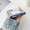 For Samsung Galaxy S25+ 5G Four-cornered Electroplated Card Bag TPU Phone Case(Purple)