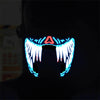 FG-MA-02 Halloween Mask Voice Control LED Cold Light Terror Cosplay Mask