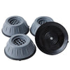 4pcs Roller Washing Machine Foot Pad Rubber Refrigerator Shock-Absorbing Basee(Large)