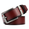 Dandali L8036 Men Casual Antique Pin Buckle Leather Belt Waistband, Length: 115cm (Coffee)