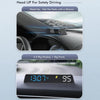 GPS HUD Head-Up Display Speedometer, Overspeed Alarm, USB Powered (Blue/White)