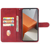 For Xiaomi Redmi Note 13 Pro+ Leather Phone Case(Red)