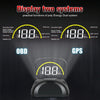 OBD2+GPS HUD Car Head-Up Display Speed RPM Fault Codes Mileage