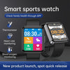 Q333 1.7 inch Screen Sports Bluetooth Smart Watch(Silver)