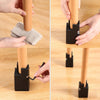 4pcs/set Adjustable Furniture Heightening Feet Pad, Size: 50mm High(Brown Clip Chair Foot For 22-42mm)