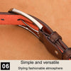 Dandali Men Microfiber Bottom Pin Buckle Belt Casual Jeans Waistband, Length: 110cm(Brown)