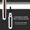 K-CU1908 Portable USB Charging Digital Display Perm Eyelash Curler (White)