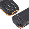 Rugtel R2C Rugged Phone, IP68 Waterproof Dustproof Shockproof, 2.4 inch, MTK6261D, 2500mAh Battery, SOS, FM, Dual SIM (Orange)