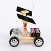 DIY Mini Wooden Car Wireless Remote Control Vehicle Model Kids Toys