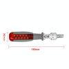 LT001 180 Degree 6.35mm Alloy Elbow Ratchet Screwdriver Set With 10 Screwdriver Bits