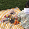 FP1409 6mm Thickened Moisture-Proof Beach Mat Outdoor Camping Tent Mat With Storage Bag 200x200cm( Yellow White)
