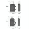 USB to USB-C / Type-C Multifunction Travel Case Shape Apapter(Tarnish)