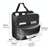 2 In 1 Car Seat Back Storage Hanging Tissue Bag, Style: Standard