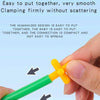 200pcs Pipe+200 Connectors DIY Plastic 4D Straw Building Blocks Joint Funny Development Toys