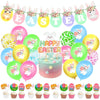 Easter Party Decoration Sequined Balloon Cake Flag Set, Size: Sequin Pull Flag Cake Insert