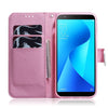 Magnolia Flower Pattern Coloured Drawing Horizontal Flip Leather Case for Asus Zenfone Max Plus (M1) ZB570TL, with Holder & Card Slots & Wallet