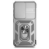 For Samsung Galaxy S25+ 5G Sliding Camshield Holder Phone Case(Silver)