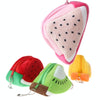Triangle Plush Fruit Creative Three-dimensional Cute Children Change Bag Key Bag Gift(Dragon Fruit)