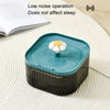 Automatic Pet Water Fountain, Green - 10 Day Capacity, Quiet, Filter