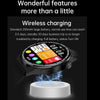 HDT MAX 1.60 inch Silver Dial Milan Steel Band IP68 Waterproof Smart Watch Support Bluetooth Call(Silver)